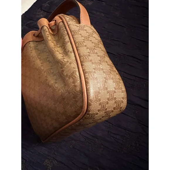 Celine Brown Tan Monogram Crossbody Bag - Picture 10 of 16